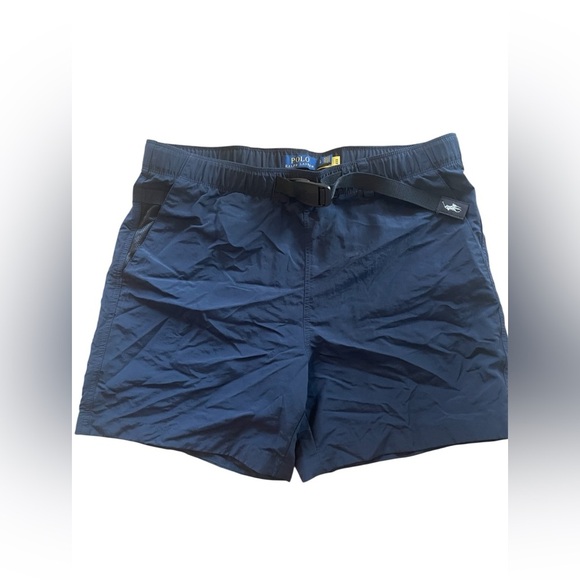 Polo by Ralph Lauren 6-in Water Resistant Hiking Shorts in Navy Men's Large - Picture 2 of 11